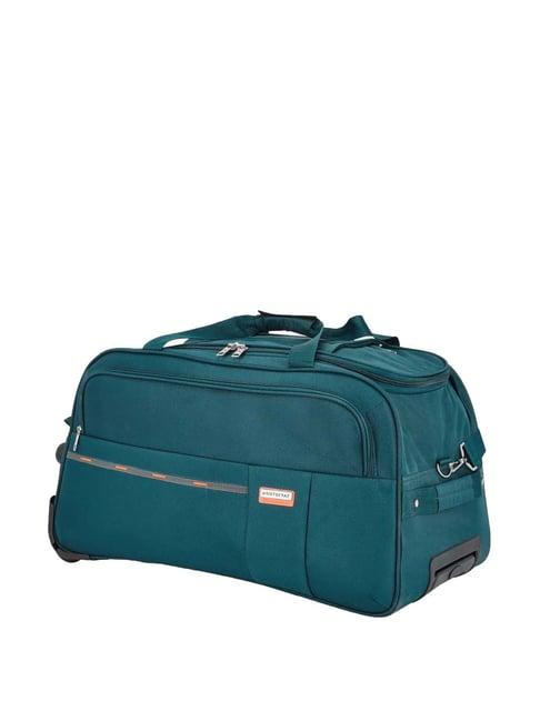 aristocrat blue medium soft cabin trolley - 66 cm