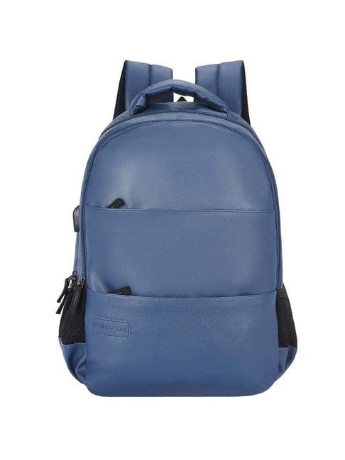 aristocrat 28 ltrs blue medium laptop backpack