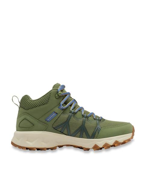 columbia women's peakfreak ii mid outdry green outdoor shoes