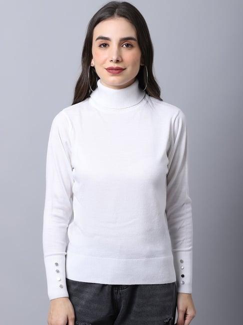 cantabil white sweater