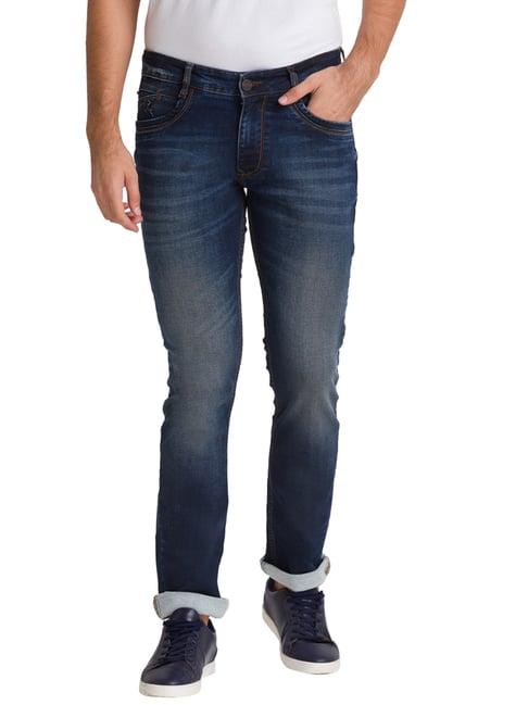 parx fancy blue tapered fit jeans