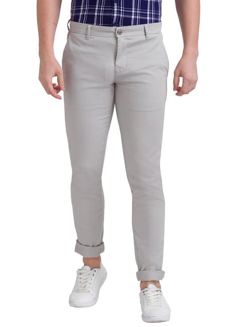 parx grey tapered fit chinos