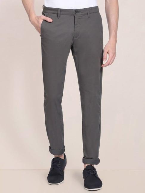 u.s. polo assn. grey cotton slim fit chinos