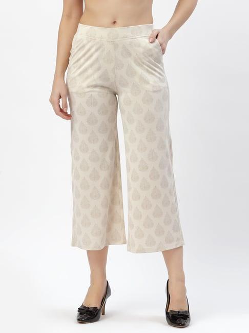 westwood cream printed culottes