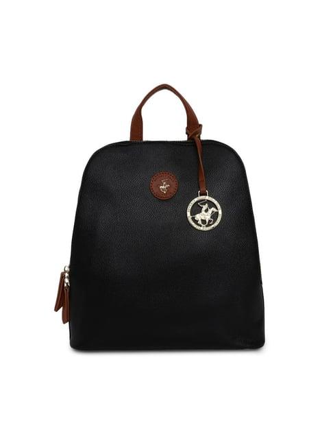 beverly hills polo club black small backpack