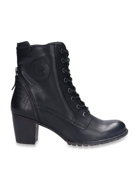 bagatt women's cathy evo black derby boots