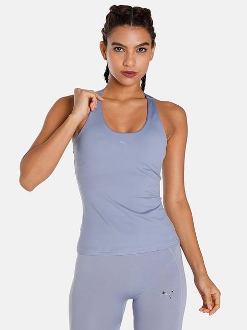 puma blue tank top