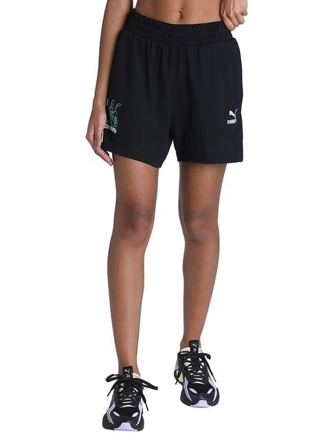 puma graphic regular fit shorts