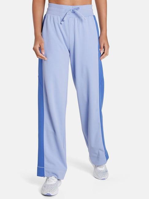 puma modern sports lavender & blue color-block track pants