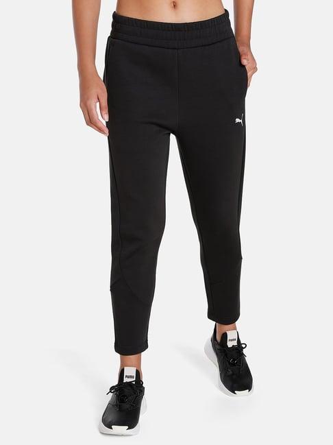 puma evostripe black track pants