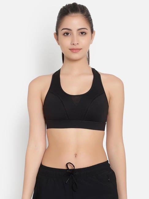 anta grey printed active crop tank top