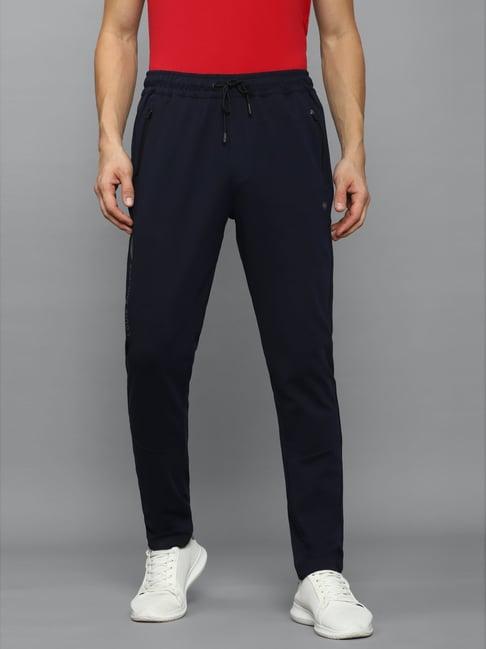 louis philippe navy blue slim fit lounge pants