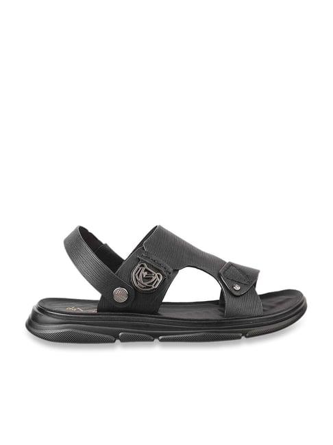 da vinchi by metro men's black back strap sandals