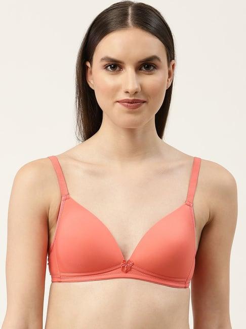 leading lady coral full coverage t-shirt bra