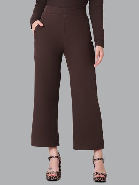 van heusen brown mid rise pants