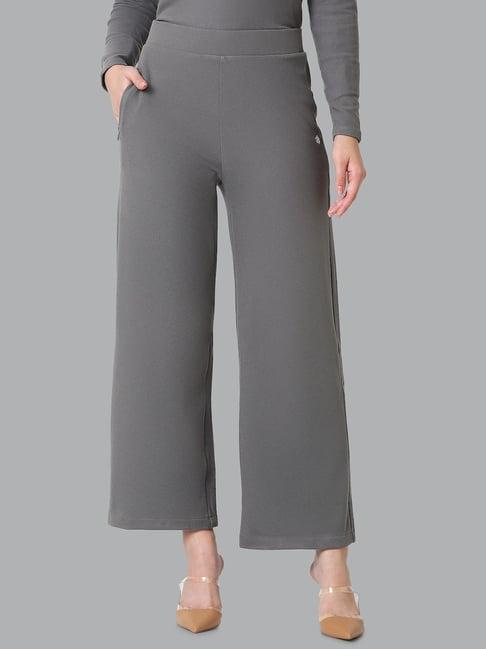 van heusen grey mid rise pants