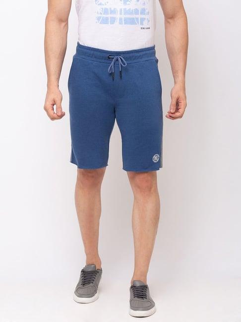 being human shorts deep blue mel