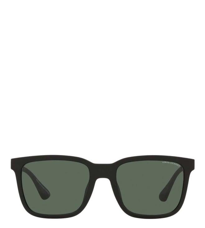 armani exchange green urban attitude square sunglasses for men