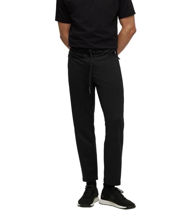 boss black slim fit trackpants (boss x ajbxng)