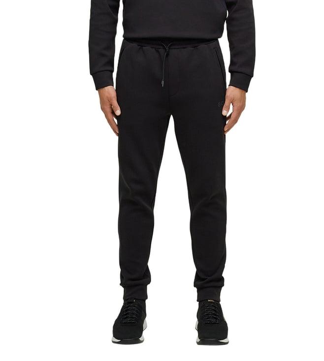 boss black rhinestone detailed relaxed fit joggers