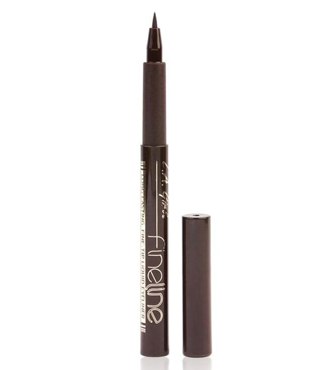 l.a. girl fineline long lasting, fine-tip liquid eyeliner dark brown - 1.1 ml