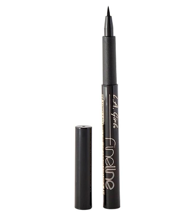 l.a. girl fineline long lasting, fine-tip liquid eyeliner black - 1.1 ml