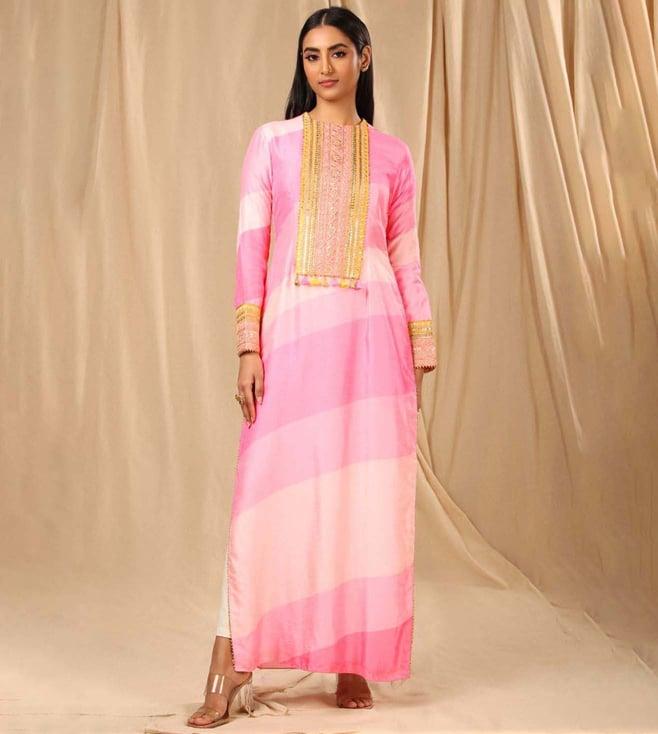 masaba candy pink sorbet kurta