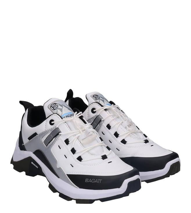 bagatt women's nakota synthetic white & black sneakers