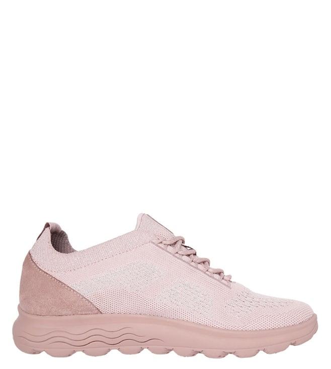 geox women's spherica dark rose sneakers