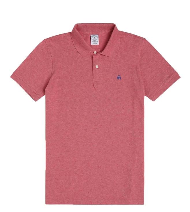 brooks brothers red slim fit polo t-shirt