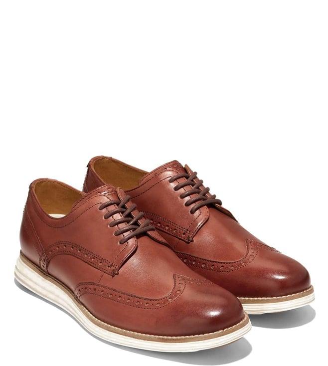 cole haan men's original grand tan brogue shoes