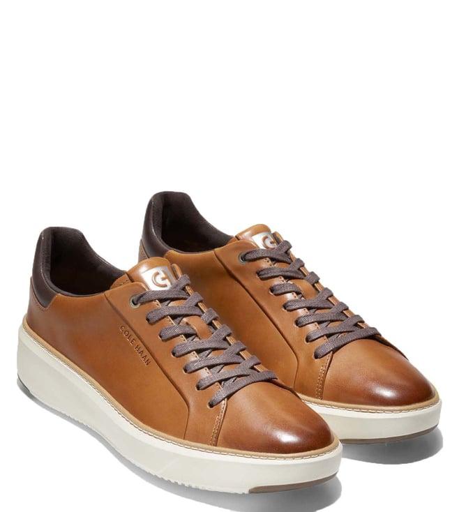 cole haan men's sport grandpro tan sneakers