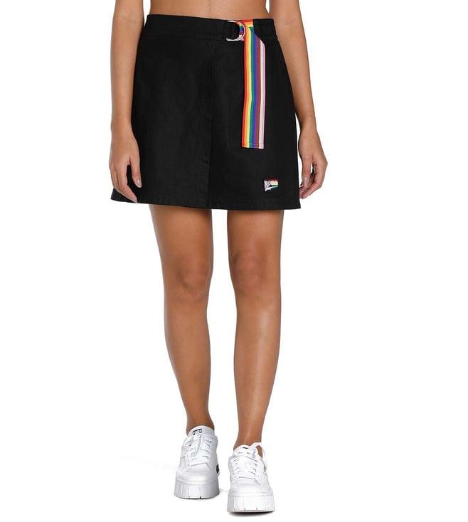 puma downtown black regular fit skirts