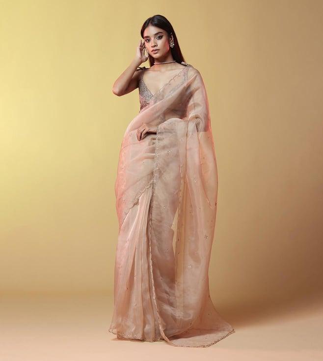 phatakaa gold the bridesmaid shop silk cocktail saree