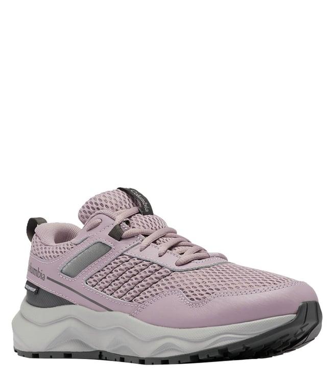 columbia women's plateau waterproof purple sneakers