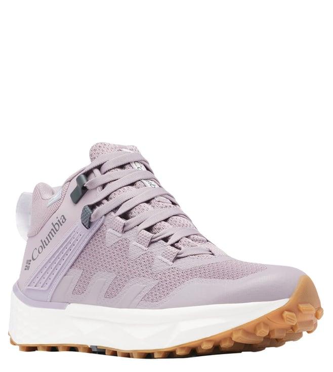 columbia women's facet 75 mid outdry purple sneakers