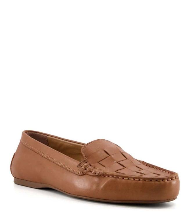 dune london women's greene tan loafers