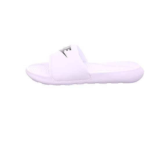 nike men's victori one nn slide white-black sliders (cn9675-002)