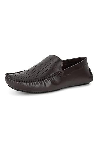 peter england men's brown loafers - 10 uk (44 eu) (pffl51998101)