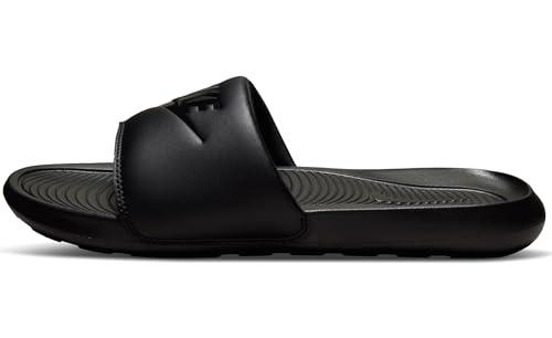 nike mens victori one slide black/black-black flip flop - 9 uk (cn9675-003)