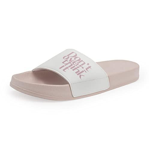 red tape women pink sliders