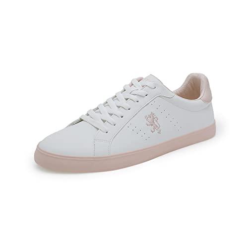 red tape women's sneakers-3 white/pink