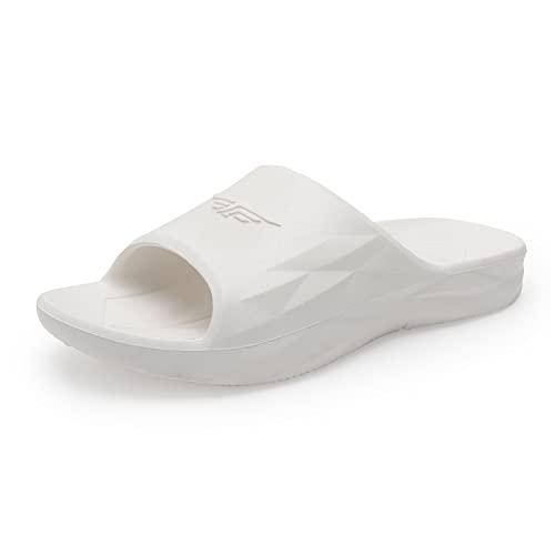 redtape women white sliders