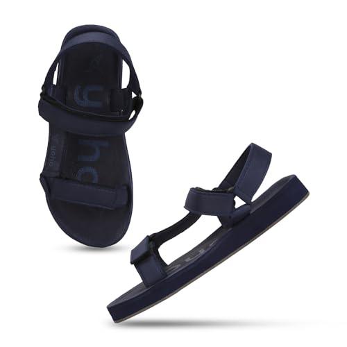 yoho eva sandals for men | eva sole | comfortable cushioned sole with tpr base | lightweight | soft skin friendly straps | adjustable straps | velcro closure | vibrant colour options