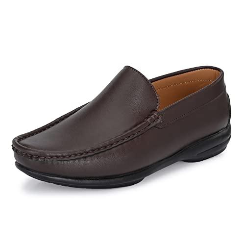 centrino men's brown moccasin (6034-02)