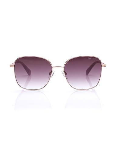 ted baker brown colored lens with square shaped 100% uv protected sunglasses for women (stb174540156)