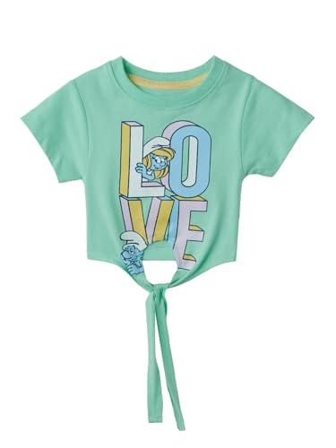 the souled store officialgirlsthe smurfs: lovely girlgirls cotton t-shirts green