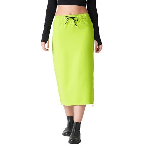 globus women skirt (3641782002_neon green_36)