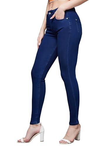 miss chase women's skinny denim jeans(mcss18den02-34-71-30,navy blue,30)