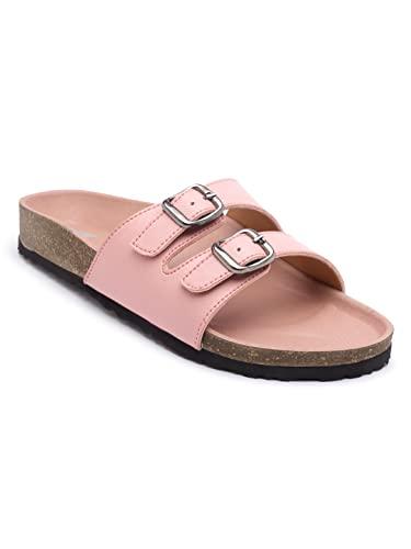 refoam owrfmo-02(w) women's outdoor | trendy | stylish pink synthetic leather casual sandal